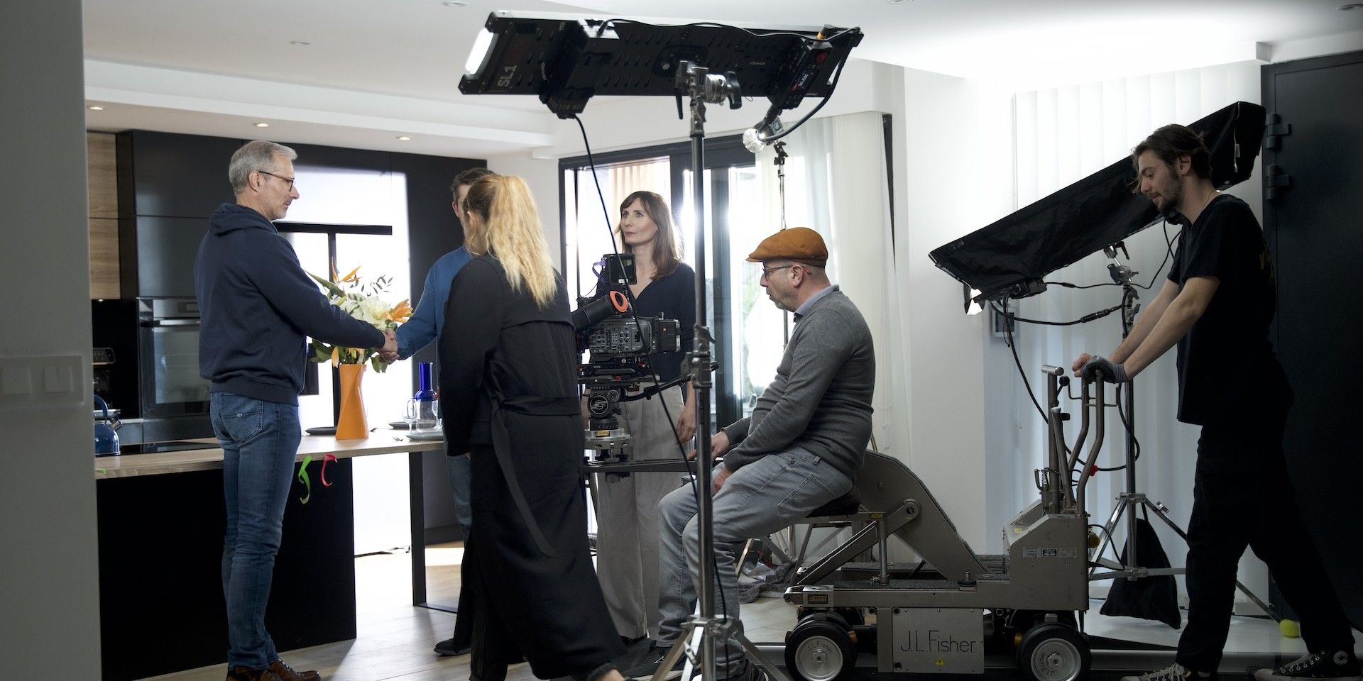 équipe de tournage ONEPROD en action