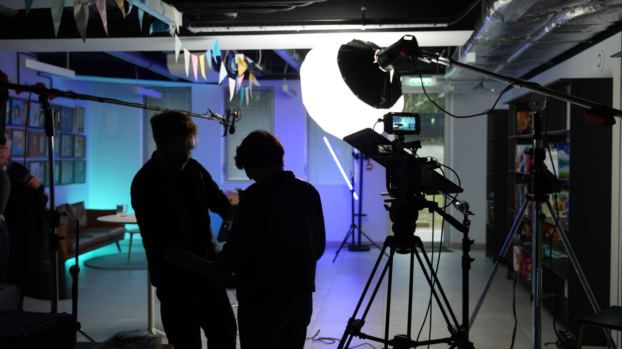 Tournage documentaire ONEPROD en studio